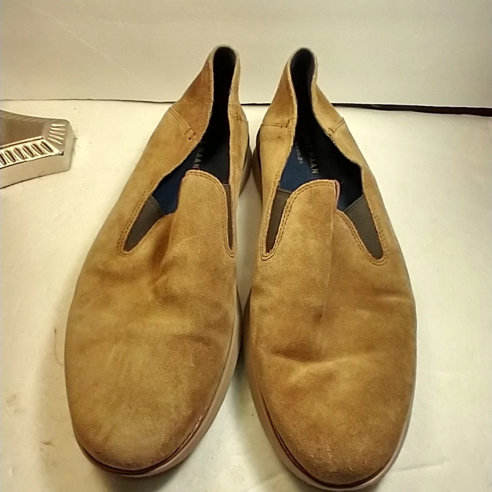 Cole Haan Grand OS Suede Slip On Casual Loafers Shoes Men's sz 11M